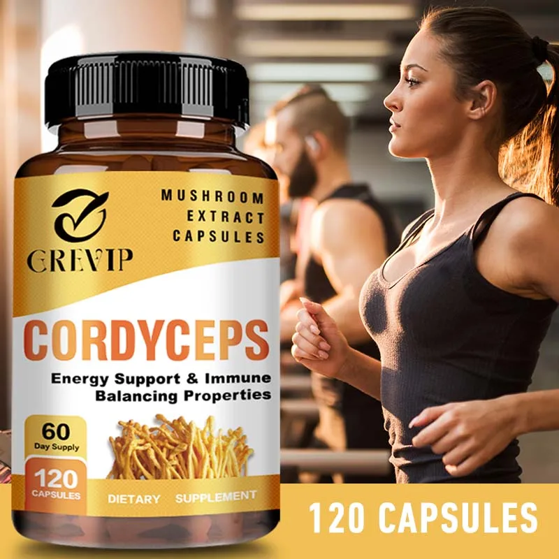 Cordyceps Mushroom Capsules - Support Respiratory System and Brain Function Health, Improve Memory, For Mood,Metabolism, NON-GMO
Cordyceps Mushroom Capsules - Support Respiratory System and Brain Function Health, Improve Memory, For Mood,Metabolism, NON-GMO