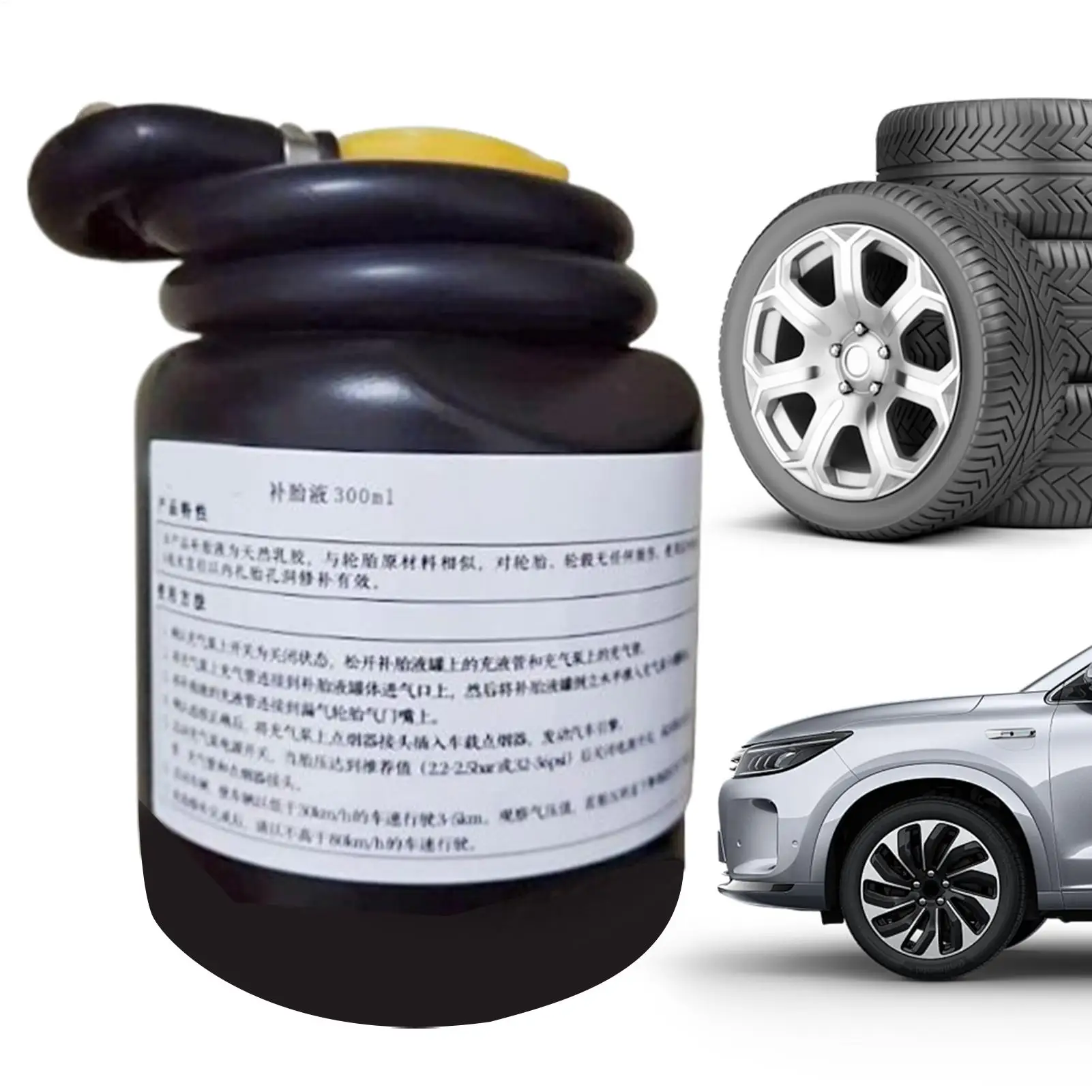 300ml Tire Repair Sealant Liquid Strong Rubber Wear-resistant Non-corrosive Adhesive Instant Bond Leather Puncture Repair
300ml Tire Repair Sealant Liquid Strong Rubber Wear-resistant Non-corrosive Adhesive Instant Bond Leather Puncture Repair