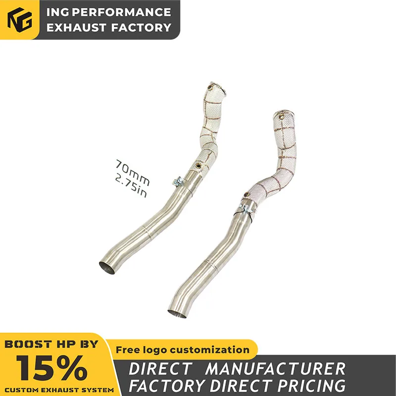 ING Catalyzed for Ferrari GTC4 Lusso Downpipe 3.9t V8 Header Engine Nozzler Customize Accessories Car Auto Exhaust System
ING Catalyzed for Ferrari GTC4 Lusso Downpipe 3.9t V8 Header Engine Nozzler Customize Accessories Car Auto Exhaust System