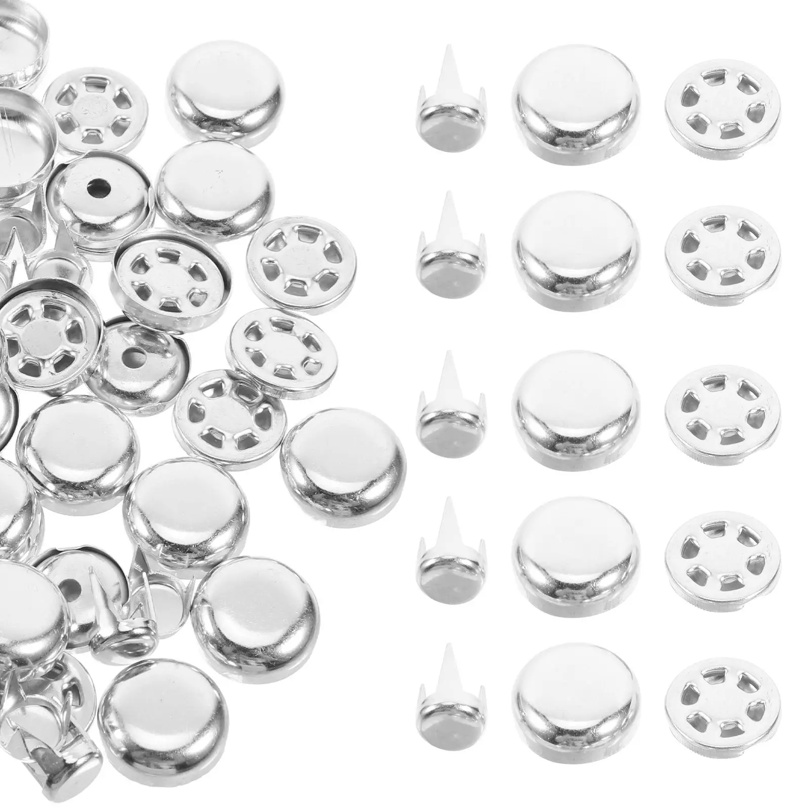 100pcs Silver 15mm Metal Baseball Buckle Hat Button Replacement Repair Making Supplies Covers Snap Adjustable
100pcs Silver 15mm Metal Baseball Buckle Hat Button Replacement Repair Making Supplies Covers Snap Adjustable