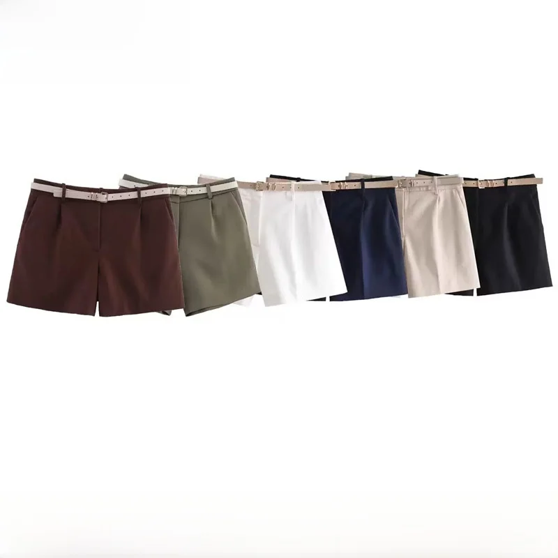 Fashionable Casual Short Pants for Women New Arrival Spring Summer Season Street Style Natural Waist Belt Included 8372104
Fashionable Casual Short Pants for Women New Arrival Spring Summer Season Street Style Natural Waist Belt Included 8372104