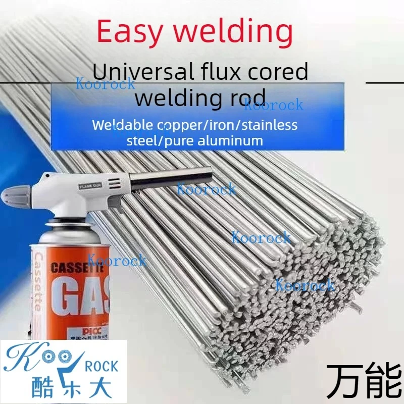 Flux Core Stainless Steel Welding Rods Low Temp Universal for Cu Al Fe with Soldering Iron Lighter
Flux Core Stainless Steel Welding Rods Low Temp Universal for Cu Al Fe with Soldering Iron Lighter