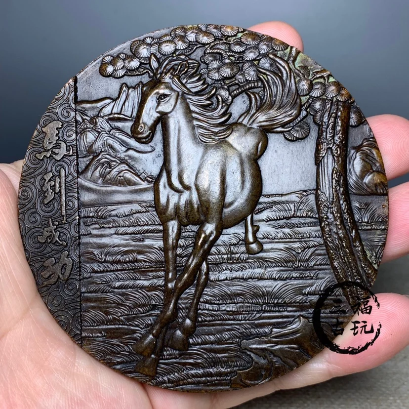 Large round horse to success Temple of Heaven pattern indoor prosperity, peace, sun and moon, living room and office ornament
Large round horse to success Temple of Heaven pattern indoor prosperity, peace, sun and moon, living room and office ornament