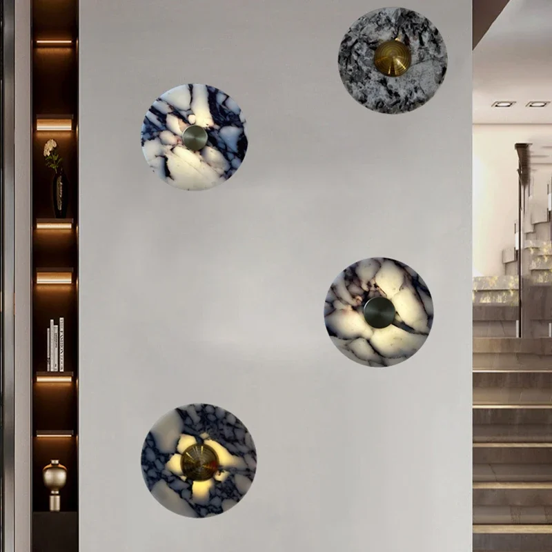 New Style Art Deco Wall Light Stone Gold Metal For Bedroom Foyer Stairs Aisle Dropshipping 3000K Atmosphere Lamp 20/25/30cm
New Style Art Deco Wall Light Stone Gold Metal For Bedroom Foyer Stairs Aisle Dropshipping 3000K Atmosphere Lamp 20/25/30cm