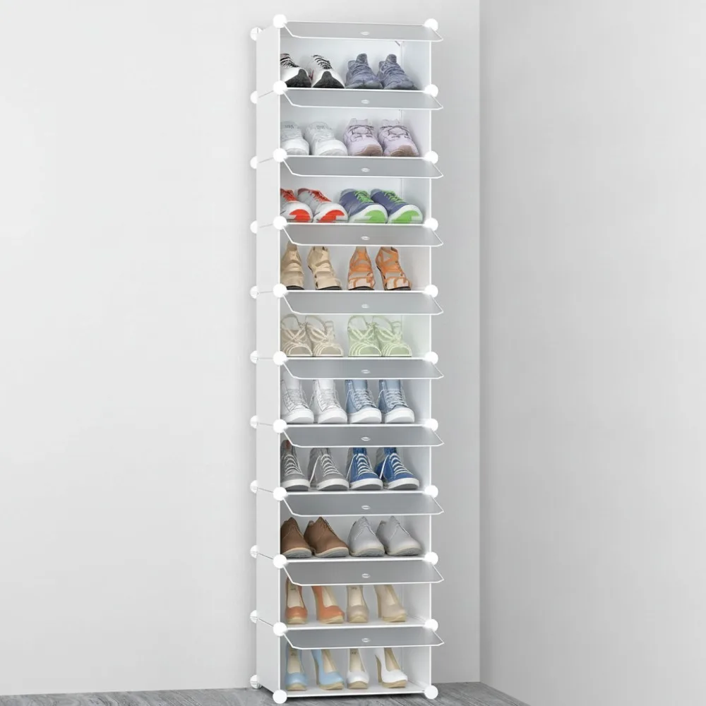 10-уровневый органайзер для обуви, узкий шкаф для хранения на 20 пар, компактный шкаф для прихожей, спальни
10-уровневый органайзер для обуви, узкий шкаф для хранения на 20 пар, компактный шкаф для прихожей, спальни