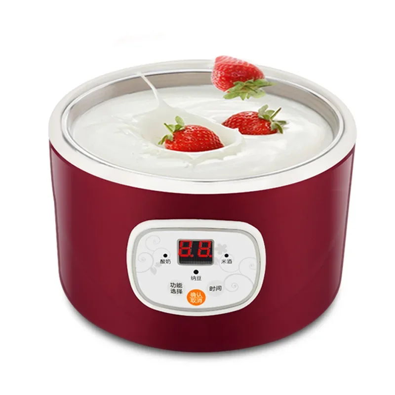 1.0L Yogurt Maker Mini Automatic Yogurt Machine Household DIY Yogurt Tools Kitchen Rice Wine Natto Machine Stainless Steel Liner
1.0L Yogurt Maker Mini Automatic Yogurt Machine Household DIY Yogurt Tools Kitchen Rice Wine Natto Machine Stainless Steel Liner