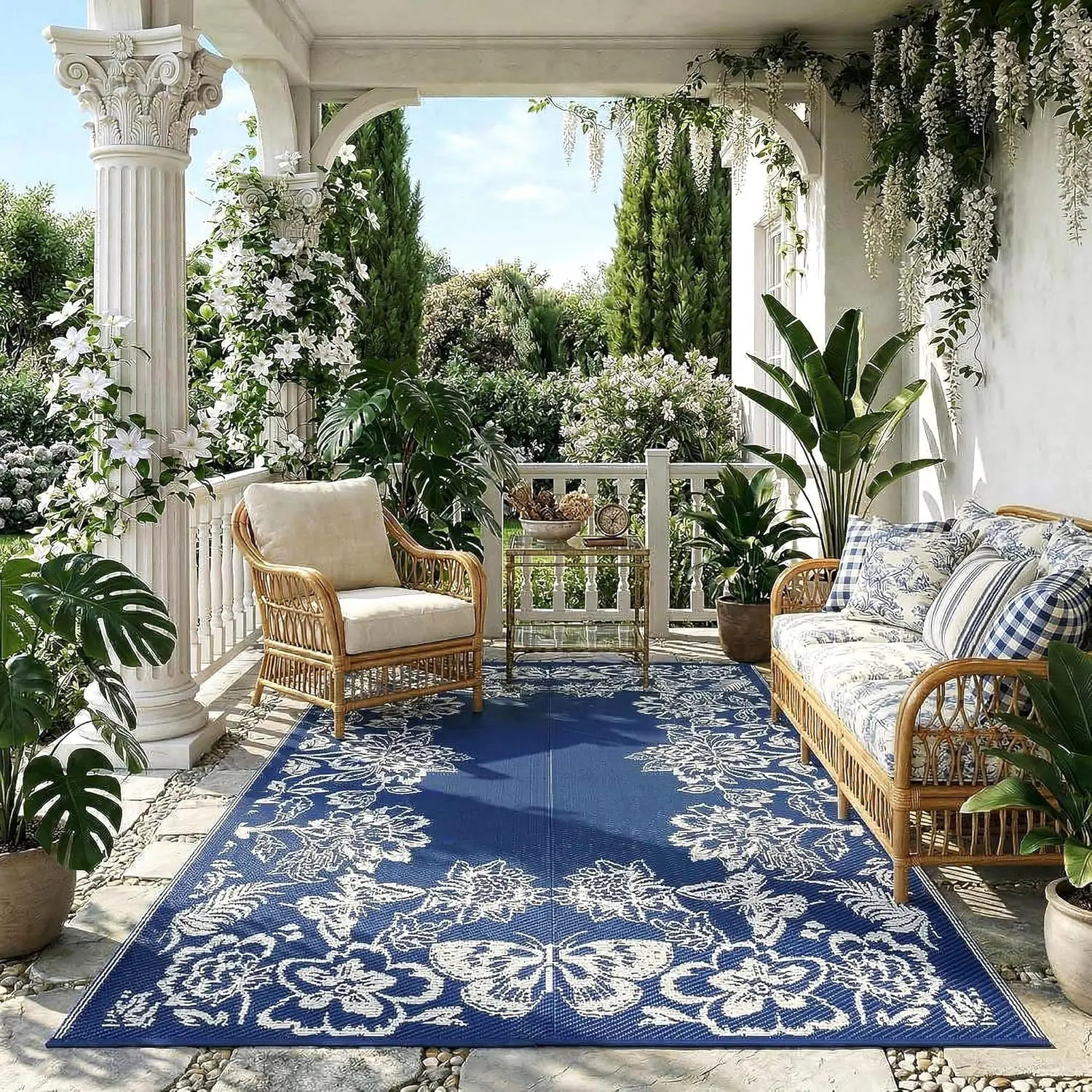 5’x8’ Waterproof Patio Outdoor Rug, Outdoor Plastic Straw Rug for Camping, RV Mat Outside, Indoor Outdoor Carpet for Porch,
5’x8’ Waterproof Patio Outdoor Rug, Outdoor Plastic Straw Rug for Camping, RV Mat Outside, Indoor Outdoor Carpet for Porch,