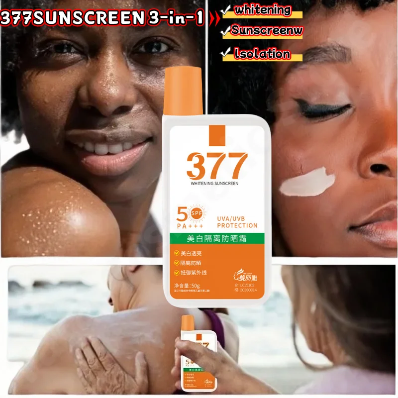 SPF50+UVA UVB Protection Long-Lasting Sunscreen Whitening Moisturizer Lightweight Non-Greasy Prevent Sunburn Face Body Skin Care
SPF50+UVA UVB Protection Long-Lasting Sunscreen Whitening Moisturizer Lightweight Non-Greasy Prevent Sunburn Face Body Skin Care