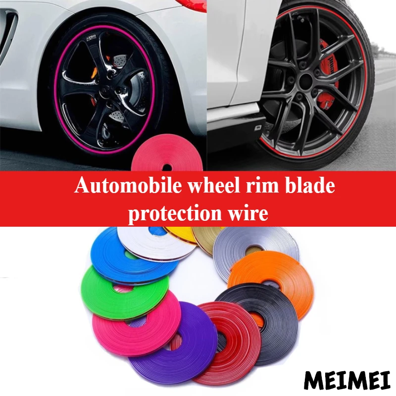 8M-Car Wheel Rim Blades Protector Line Tire Guard Decorative Strip Rubber Moulding Trim More Color Car Sticker Styling
8M-Car Wheel Rim Blades Protector Line Tire Guard Decorative Strip Rubber Moulding Trim More Color Car Sticker Styling