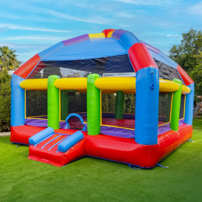 19.69×19.69×14.76ft Inflatable Bounce House Outdoor Playground Kid Toy Game Bouncy Jumping House Bouncer with a blower for free
19.69×19.69×14.76ft Inflatable Bounce House Outdoor Playground Kid Toy Game Bouncy Jumping House Bouncer with a blower for free