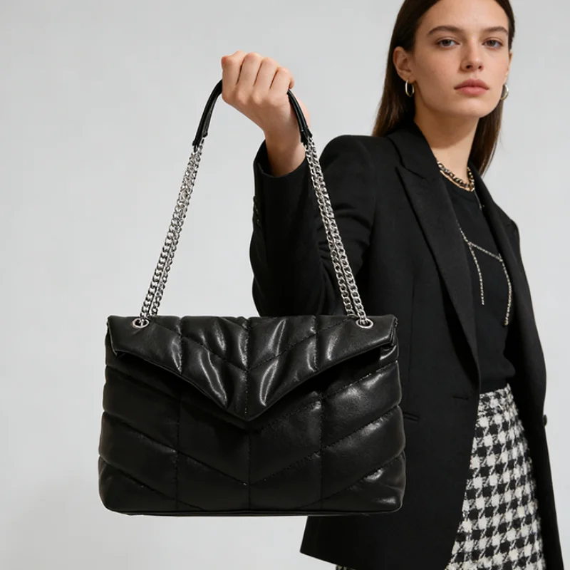 Women Casual Bag Vintage Flap Genuine Leather Messenger Hobo Purses Luxury Designer Handbag Lattice Thread Envelope Shoulder Bag
Women Casual Bag Vintage Flap Genuine Leather Messenger Hobo Purses Luxury Designer Handbag Lattice Thread Envelope Shoulder Bag