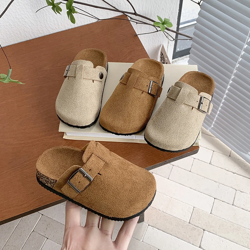 Spring Autumn Toddler Kids Boys Girls Suede Clog Slippers Adjustable Buckle Non-Slip Soft Sole Indoor Outdoor Daily Casual Wear
Spring Autumn Toddler Kids Boys Girls Suede Clog Slippers Adjustable Buckle Non-Slip Soft Sole Indoor Outdoor Daily Casual Wear