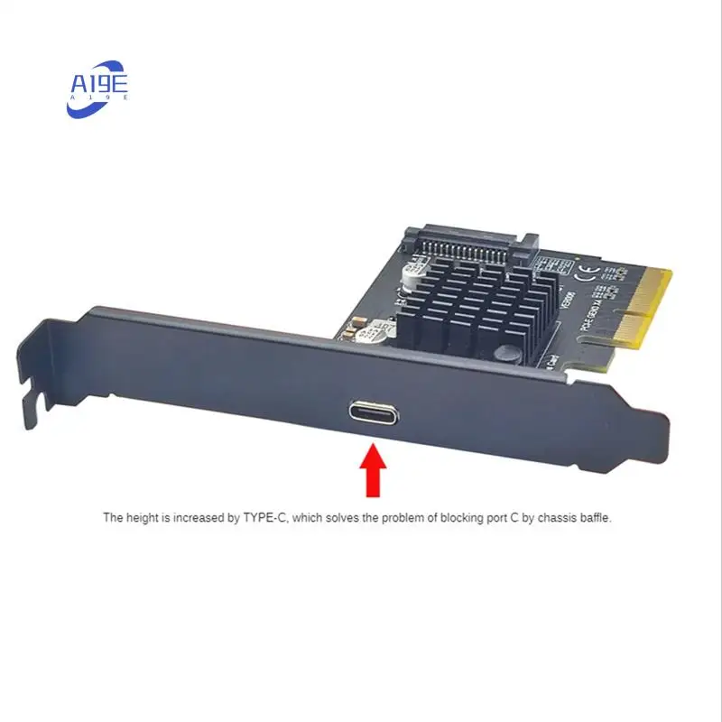 A19E-TYPE-C Expansion Card Expansion Card Pcie To Type-C PCI Express PCI-E 4X To USB3.2 GEN2X2 20Gbps ASM3242 Adapter
A19E-TYPE-C Expansion Card Expansion Card Pcie To Type-C PCI Express PCI-E 4X To USB3.2 GEN2X2 20Gbps ASM3242 Adapter