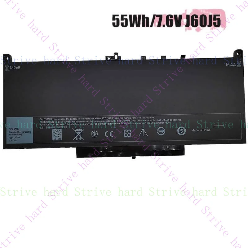 5PCS J60J5 R1V85 LAPTOP BATTERY FOR DELL Latitude E7270 E7470 MC34Y 242WD 55Wh
5PCS J60J5 R1V85 LAPTOP BATTERY FOR DELL Latitude E7270 E7470 MC34Y 242WD 55Wh