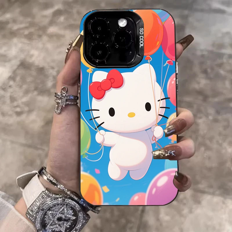 Rainbow balloon Sanrio Hello kitty Phone Case For iPhone 16 15 14 11 13 12 Pro Max 16E XS X XR 7 8 Plus Shockproof Cover Cases
Rainbow balloon Sanrio Hello kitty Phone Case For iPhone 16 15 14 11 13 12 Pro Max 16E XS X XR 7 8 Plus Shockproof Cover Cases