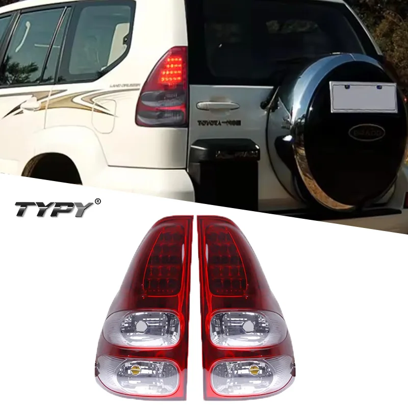 Задние фонари автомобиля для Toyota Land Cruiser LC120, модифицированные светодиодные задние фонари, ходовые огни, стоп-сигналы 2003-2009
Задние фонари автомобиля для Toyota Land Cruiser LC120, модифицированные светодиодные задние фонари, ходовые огни, стоп-сигналы 2003-2009