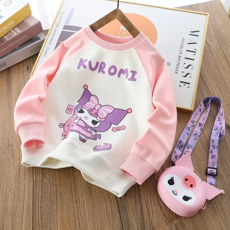 2025 Kuromi Anime MINISO Long Sleeve Hoodie Clothes Cute Cartoon Spring Kawaii Children Casual Wear Shirt Gifts for Kids
2025 Kuromi Anime MINISO Long Sleeve Hoodie Clothes Cute Cartoon Spring Kawaii Children Casual Wear Shirt Gifts for Kids