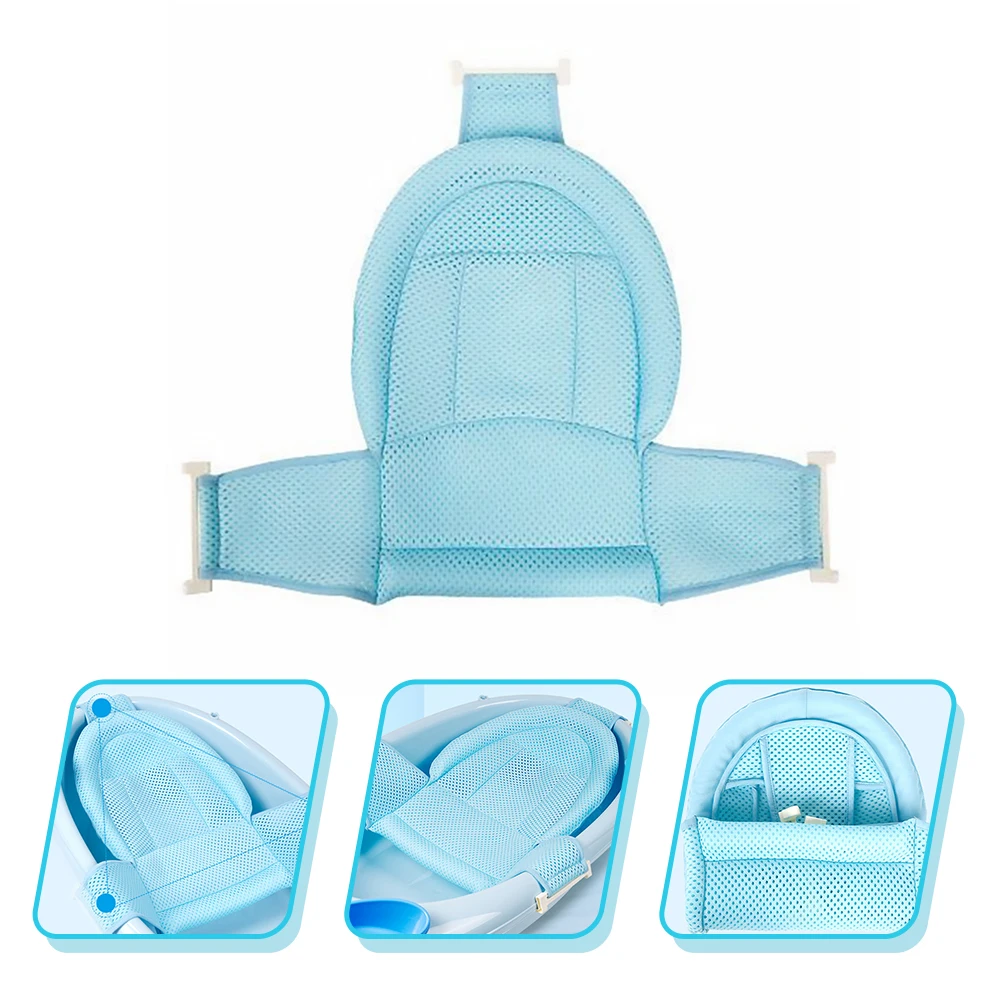 1pc Baby Bath Net 3-Point Buckle Support Bathtub Mesh Seat Newborns Anti-Slip Bathing Cradle Foldable Shower Bath Support 
1pc Baby Bath Net 3-Point Buckle Support Bathtub Mesh Seat Newborns Anti-Slip Bathing Cradle Foldable Shower Bath Support
