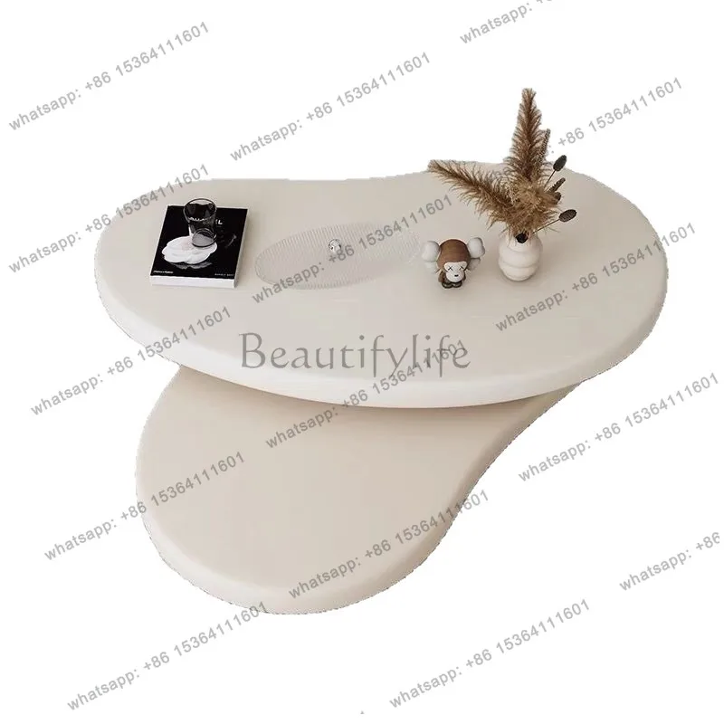Modern tea table light luxury creative rotating FS cream coffee table premium simple round
Modern tea table light luxury creative rotating FS cream coffee table premium simple round