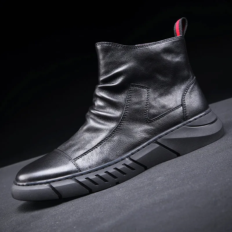 Мужские высокие сапоги на молнии, теплые Fce Leather oes, повседневные универсальные осенне-зимние модные трендовые хлопковые ботинки с круглым носком
Мужские высокие сапоги на молнии, теплые Fce Leather oes, повседневные универсальные осенне-зимние модные трендовые хлопковые ботинки с круглым носком