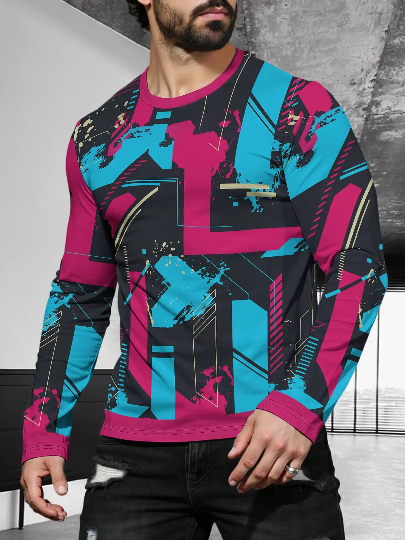 Trendy Retro T Shirts For Men Fashion Handsome Casual 3D Print T Shirt Long Sleeve Spring And Summer Simplicity Classic Fit
Trendy Retro T Shirts For Men Fashion Handsome Casual 3D Print T Shirt Long Sleeve Spring And Summer Simplicity Classic Fit