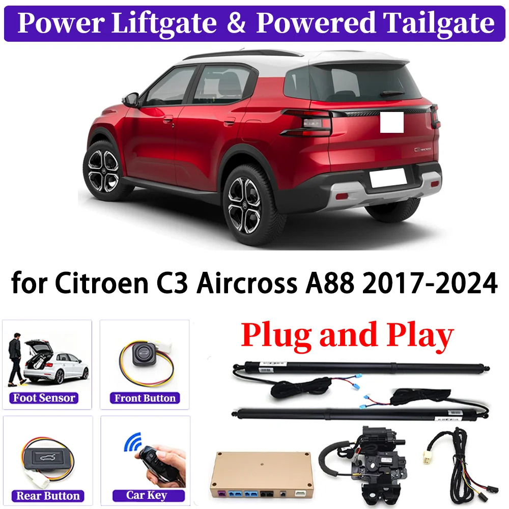 for Citroen C3 Aircross A88 2017-2024 Upgrade Car Automatic Power Liftgate Kit Smart Auto Electric Tailgate System Plug and play
for Citroen C3 Aircross A88 2017-2024 Upgrade Car Automatic Power Liftgate Kit Smart Auto Electric Tailgate System Plug and play
