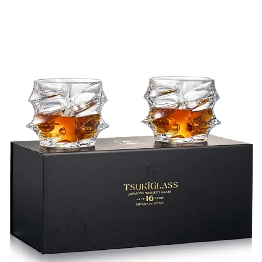 Storm Japanese Crystal Whisky Glasses 100% Ultra Clarity Lead-Free Crystal 2 Premium 10oz Old Fashioned Tumblers for Bourbon Sc
Storm Japanese Crystal Whisky Glasses 100% Ultra Clarity Lead-Free Crystal 2 Premium 10oz Old Fashioned Tumblers for Bourbon Sc