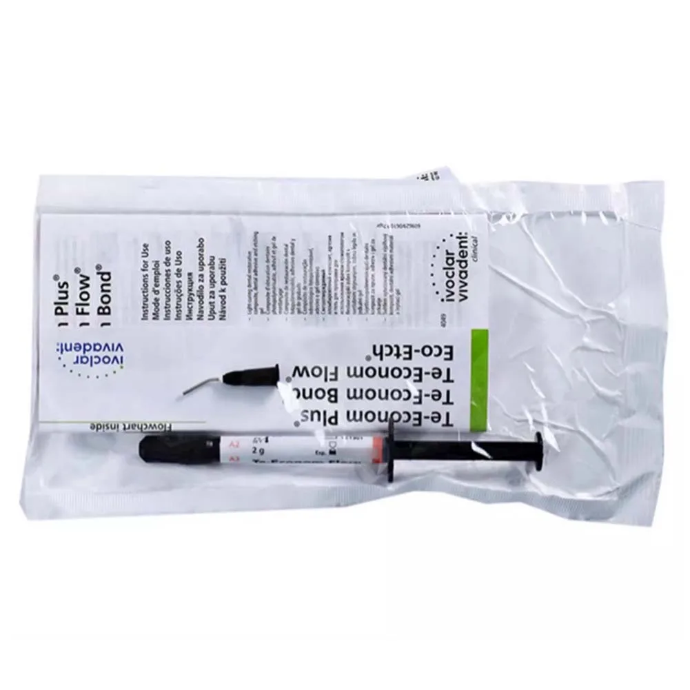 Ivoclar Te-Econom Flow 2g Flowable Light Cure Composite Resin Dental Restorative Pit Seal Micro Caries Repair Filling Material
Ivoclar Te-Econom Flow 2g Flowable Light Cure Composite Resin Dental Restorative Pit Seal Micro Caries Repair Filling Material