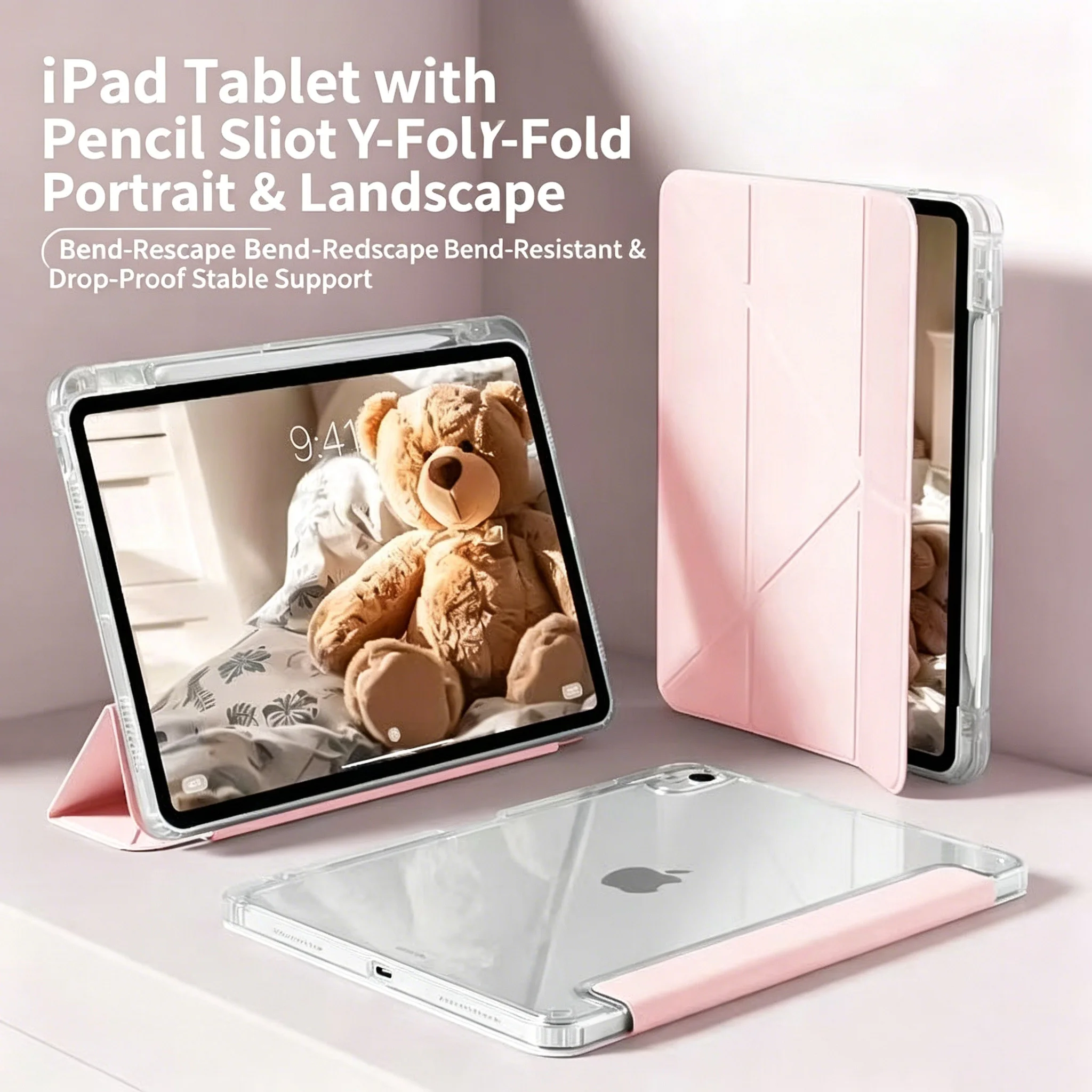 3+Y Fold iPad Flip Case, Compatible with iPad 10th/11th Gen 2025, iPad 7/8/9 Gen 10.2 Inch, iPad Air 4/5/6/7 11 Inch, iPad Air 2
3+Y Fold iPad Flip Case, Compatible with iPad 10th/11th Gen 2025, iPad 7/8/9 Gen 10.2 Inch, iPad Air 4/5/6/7 11 Inch, iPad Air 2