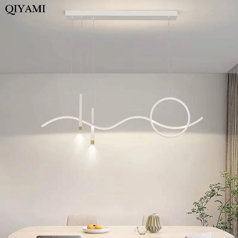 Led Restaurant Pendant Lights Modern Simple Light Luxury Bar Counter Dining Table Chandelier Nordic Home Interior Lighting Lamps
Led Restaurant Pendant Lights Modern Simple Light Luxury Bar Counter Dining Table Chandelier Nordic Home Interior Lighting Lamps