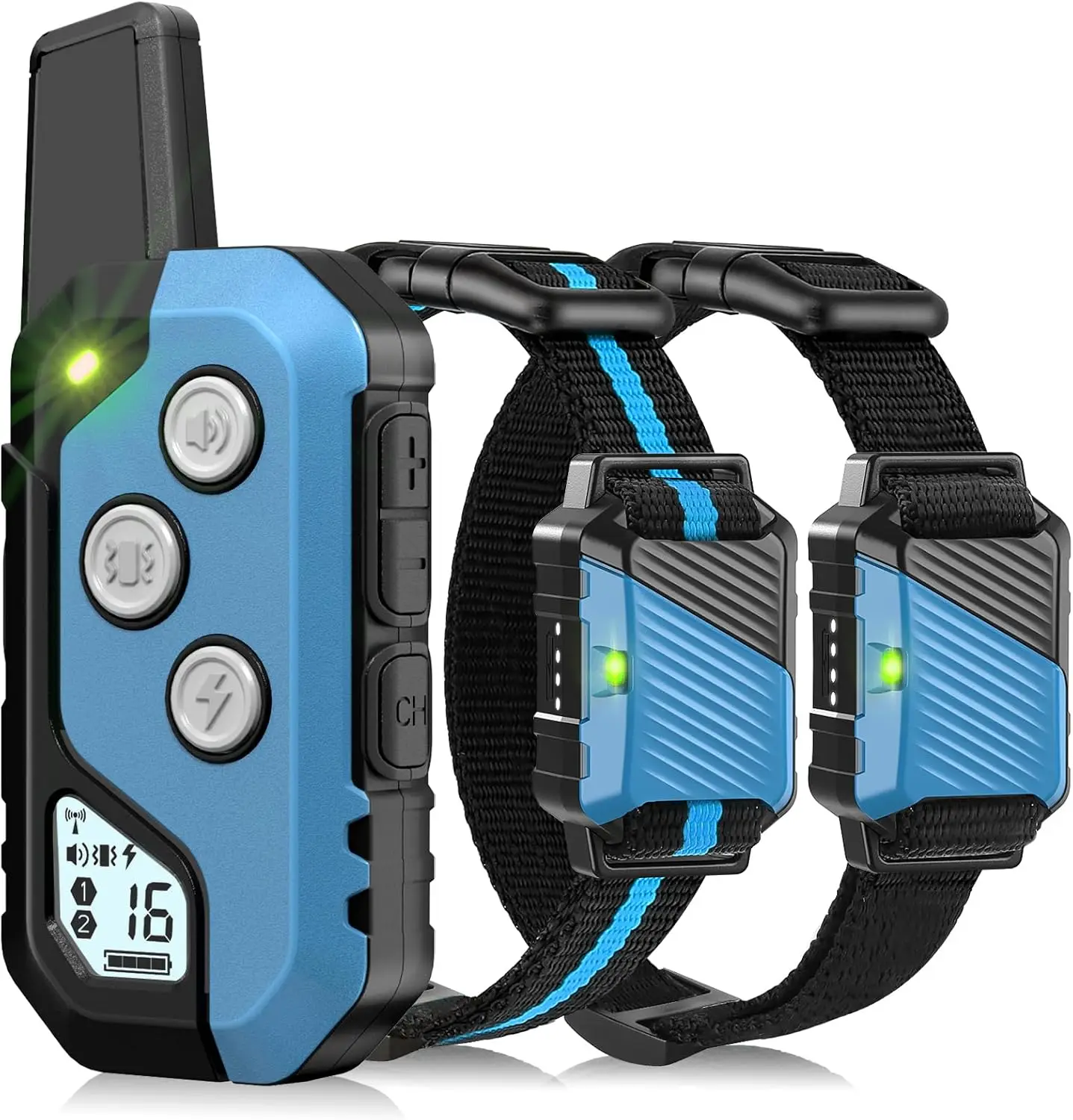 Waterproof Dog Training Collar for 2 Dogs, Remote Control with 3 Modes, Rechargeable for Large, Medium, Small Dogs
Waterproof Dog Training Collar for 2 Dogs, Remote Control with 3 Modes, Rechargeable for Large, Medium, Small Dogs