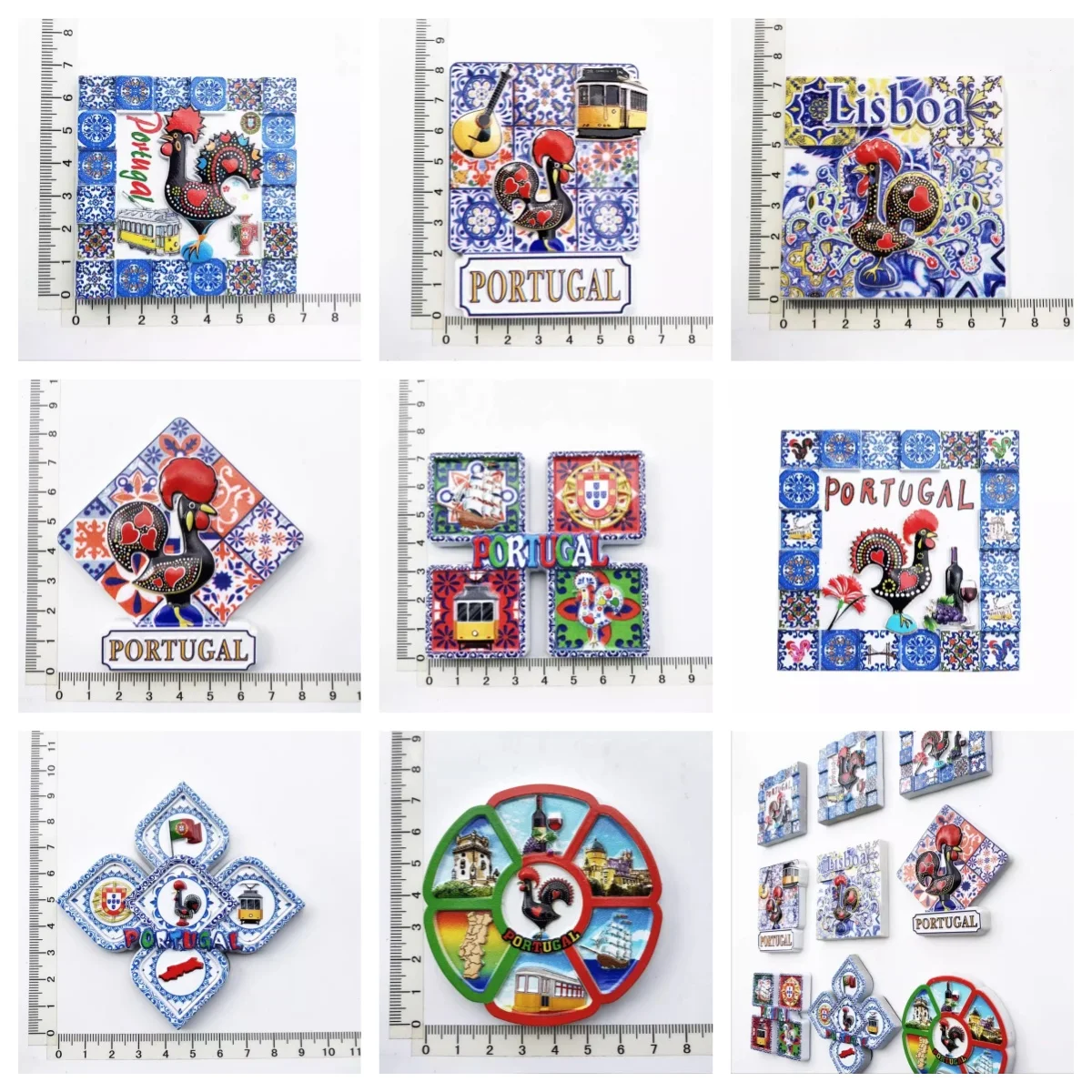 European Portuguese creative decorative crafts magnet refrigerator sticker humanistic 3D printing travel souvenirs
European Portuguese creative decorative crafts magnet refrigerator sticker humanistic 3D printing travel souvenirs