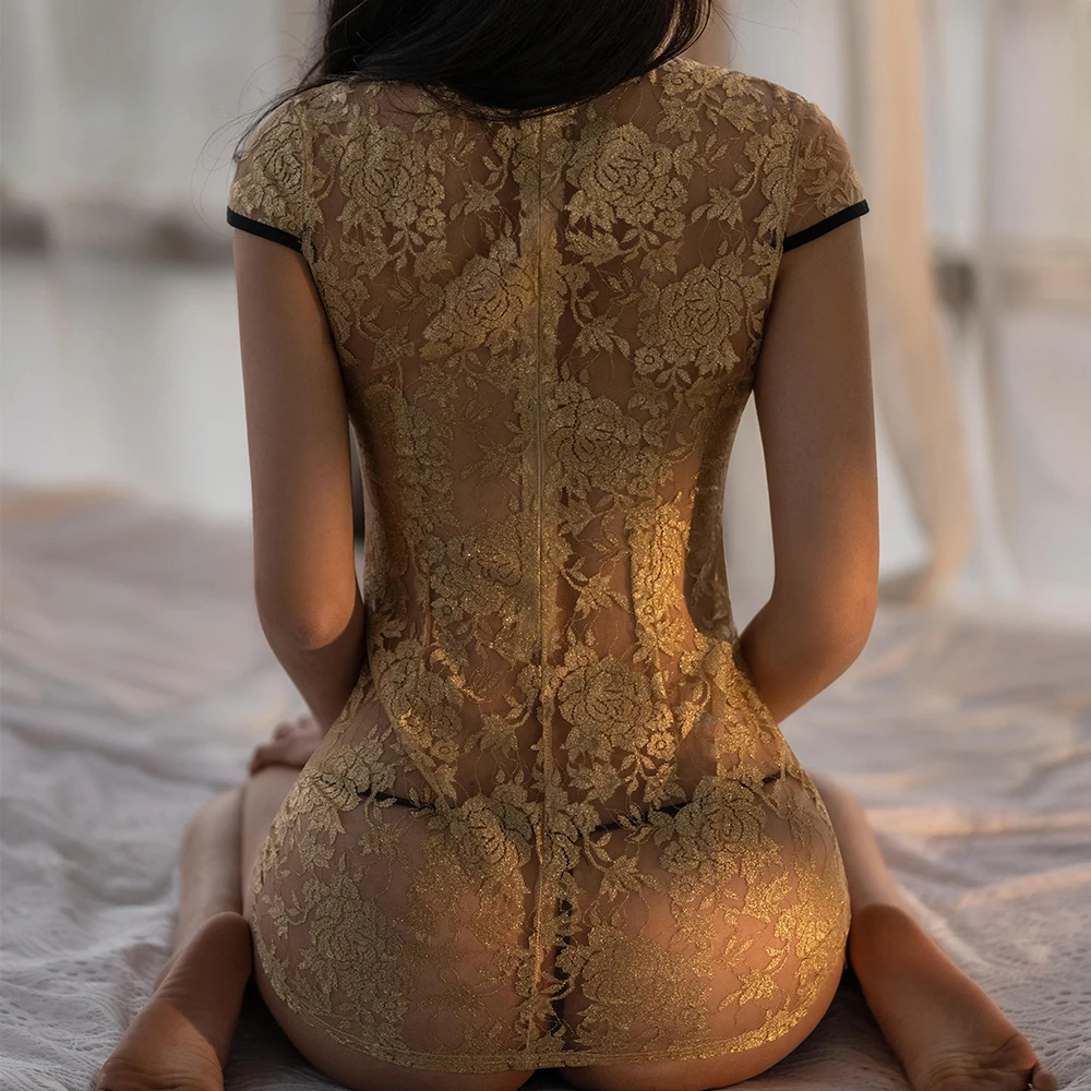 Sleepwear Women Cheongsam Thong Bikini Transparent Bodycon Underpants Briefs Underwear Clubwear Fancy One Size
Sleepwear Women Cheongsam Thong Bikini Transparent Bodycon Underpants Briefs Underwear Clubwear Fancy One Size