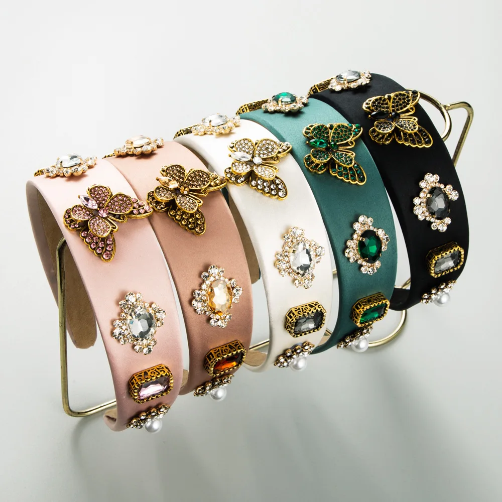 Baroque Gilded Butterfly Rhinestone Headband Elegant Matte Tone Hairband Royal Vintage Evening Party Prom Headpiece Gift
Baroque Gilded Butterfly Rhinestone Headband Elegant Matte Tone Hairband Royal Vintage Evening Party Prom Headpiece Gift