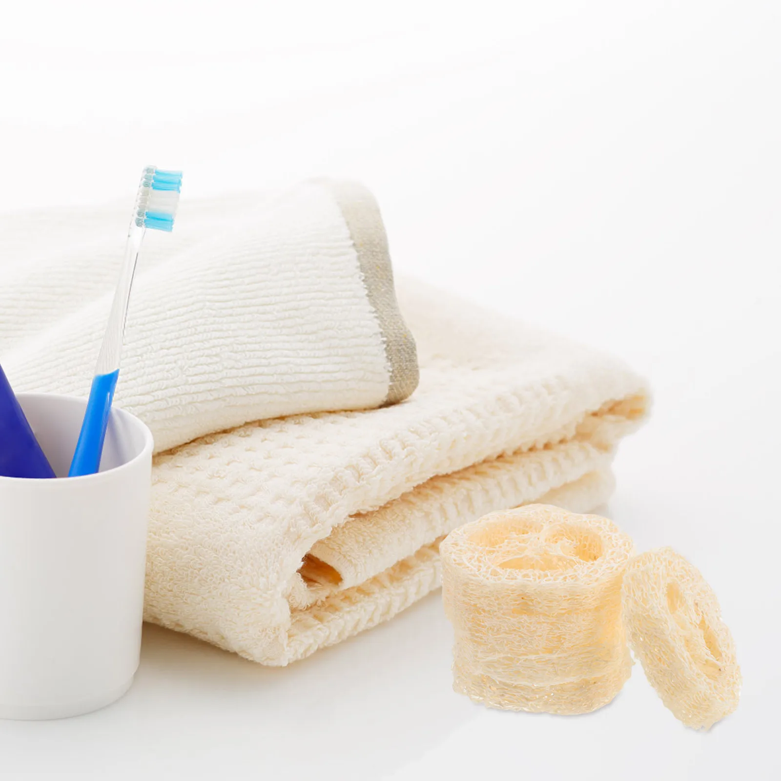 5pcs Natural Loofah Bath Brush Sponge Soap Holder Scrubber Body Exfoliating Sponges Loofah Pad Storage Box Organizer Bathroom
5pcs Natural Loofah Bath Brush Sponge Soap Holder Scrubber Body Exfoliating Sponges Loofah Pad Storage Box Organizer Bathroom