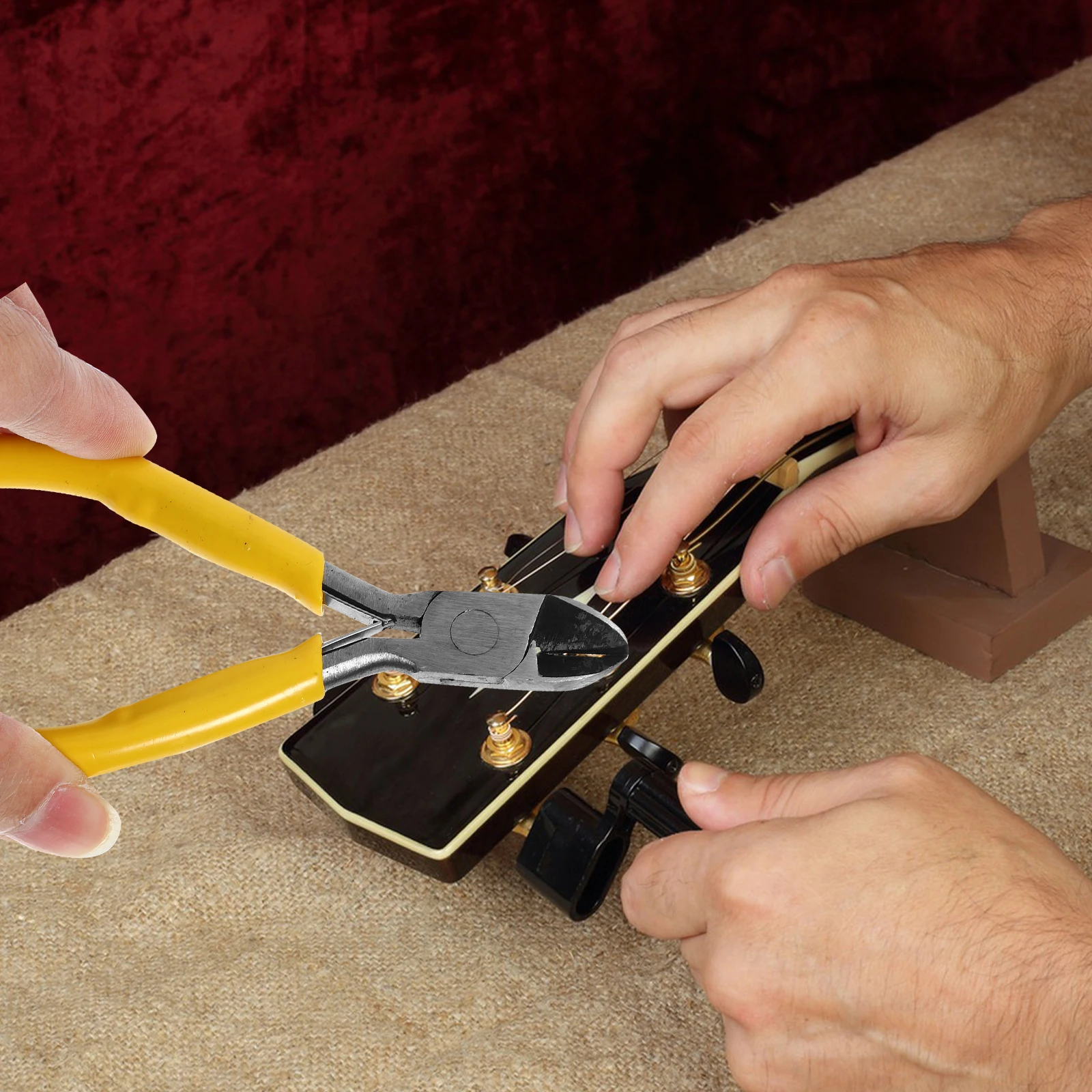 String Durable Maintenance Tool Tool Steel Compact Design Guitar Guitar String Repair Maintenance Supplies
String Durable Maintenance Tool Tool Steel Compact Design Guitar Guitar String Repair Maintenance Supplies