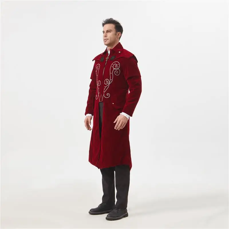 Gothic Sle Velvet loween Cosplay Coat Tailored Mid-Length Outerwear for Women Autumn Winter Seasonal Faion
Gothic Sle Velvet loween Cosplay Coat Tailored Mid-Length Outerwear for Women Autumn Winter Seasonal Faion