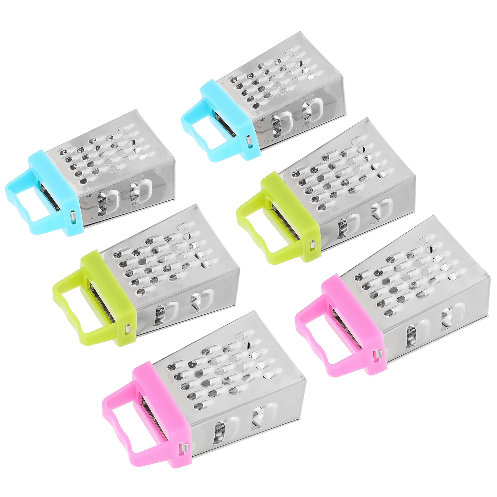 6 Pcs Snap Mini Cheese Grater Stainless Steel Kitchen Vegetable Slicer Supplies Hand Graters Baby
6 Pcs Snap Mini Cheese Grater Stainless Steel Kitchen Vegetable Slicer Supplies Hand Graters Baby