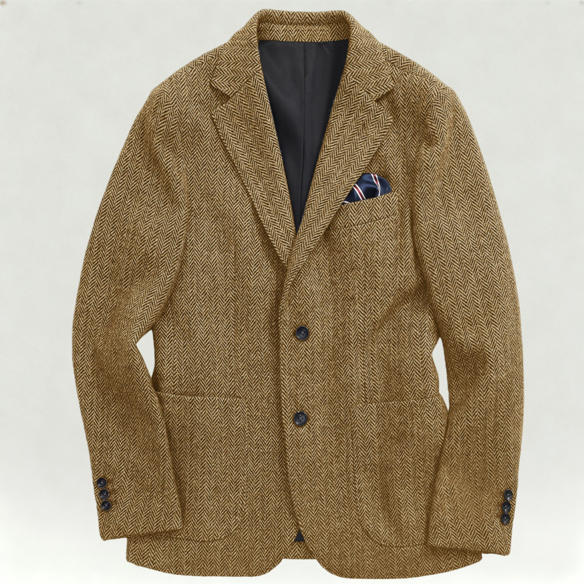 Tweed Men's Suit Coat Grey herringbone Single Breasted Suit Jacket Korean Business Casual Tailored Man Blazer
Tweed Men's Suit Coat Grey herringbone Single Breasted Suit Jacket Korean Business Casual Tailored Man Blazer