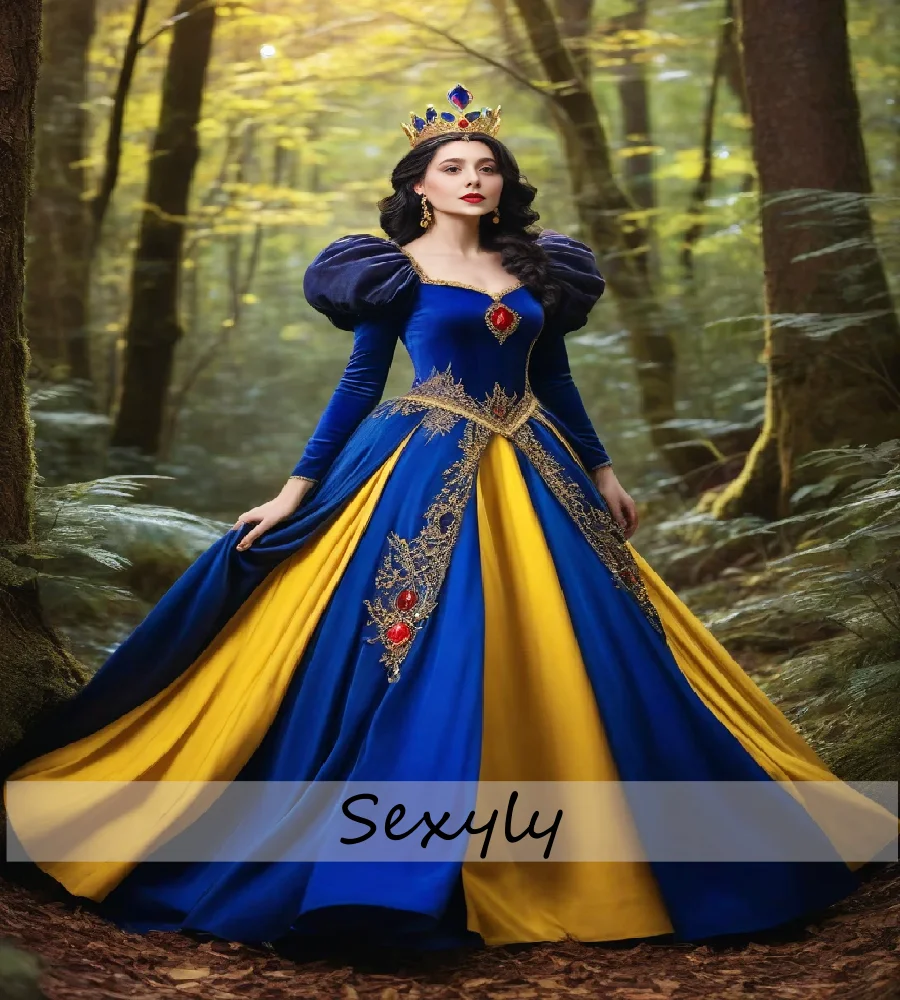 Костюм злой королевы, вечернее платье синего и желтого цвета, платье для косплея Cineralle, платье для выпускного вечера 2021, вечернее платье в стиле готики на Хэллоуин, в стиле фэнтези, по индивидуальному заказу
Костюм злой королевы, вечернее платье синего и желтого цвета, платье для косплея Cineralle, платье для выпускного вечера 2021, вечернее платье в стиле готики на Хэллоуин, в стиле фэнтези, по индивидуальному заказу