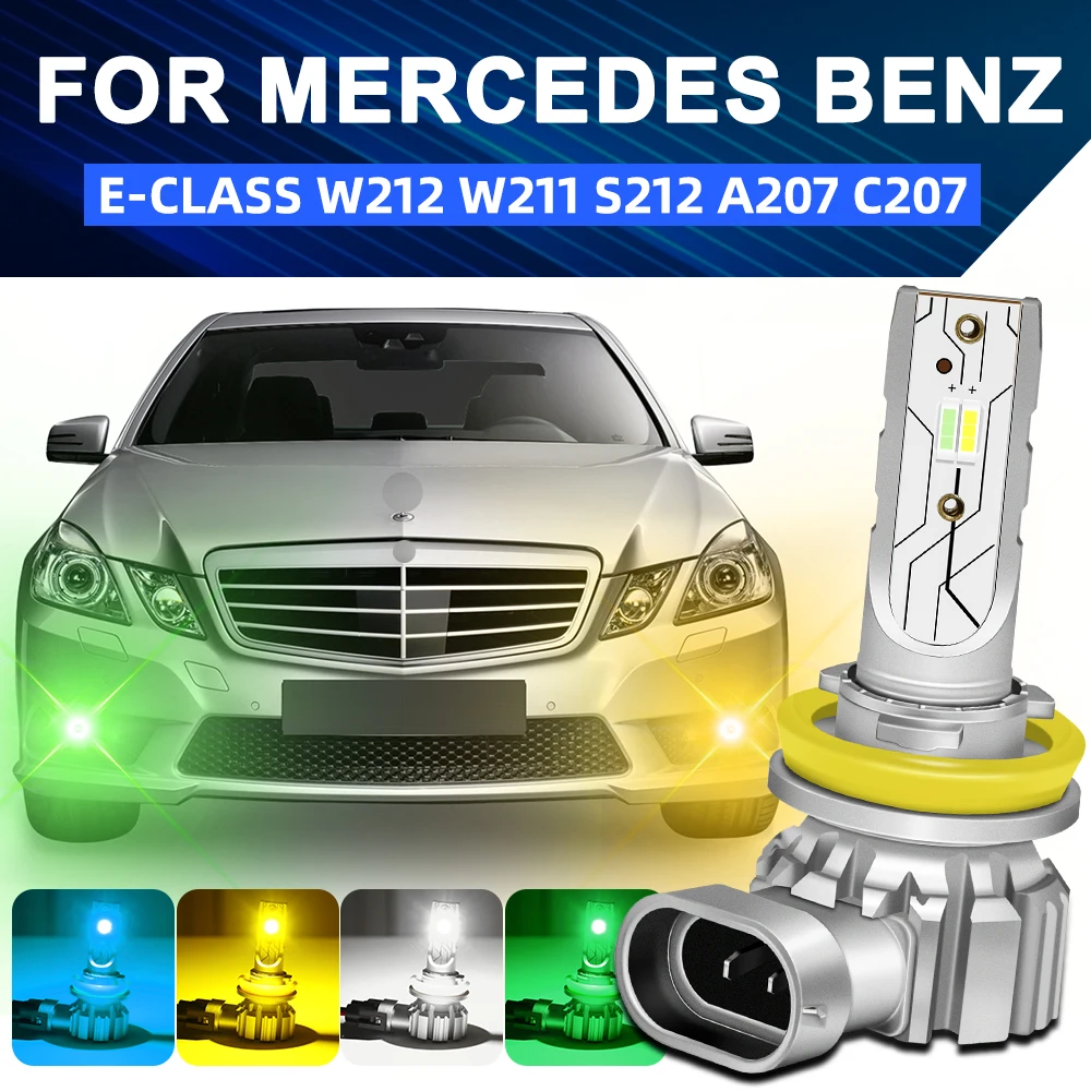 Передняя светодиодная противотуманная фара для Mercedes-Benz E-Class W212 W211 S212 A207 C207 Switchback двухцветная светодиодная противотуманная фара 2009-2016 2 шт.
Передняя светодиодная противотуманная фара для Mercedes-Benz E-Class W212 W211 S212 A207 C207 Switchback двухцветная светодиодная противотуманная фара 2009-2016 2 шт.