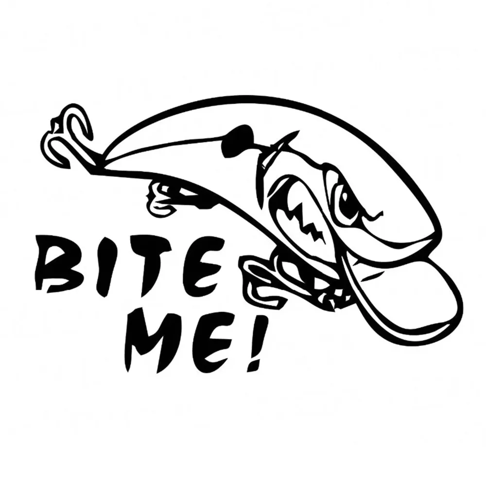 Car Stickers Funny Bite Me Crank Decoy Decal Fishing Outdoor Decal Waterproof Suitable for Various Models
Car Stickers Funny Bite Me Crank Decoy Decal Fishing Outdoor Decal Waterproof Suitable for Various Models