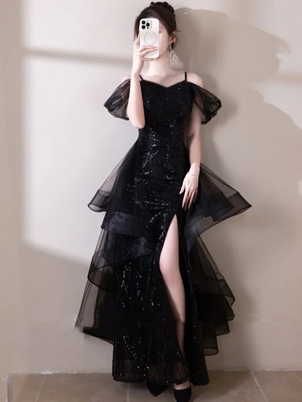 Вечернее платье Ele Bla-oulder для взрослых с завышенной талией, юбкой-русалкой, коротким рукавом, на молнии, для выступлений и мероприятий
Вечернее платье Ele Bla-oulder для взрослых с завышенной талией, юбкой-русалкой, коротким рукавом, на молнии, для выступлений и мероприятий