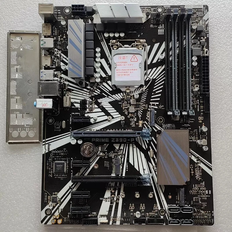 Used PRIME Z390-P Motherboard LGA1151 Dual M.2 Dual HDMI With I/O Shield Support DDR4 RAM Desktop Mainboard for ASUS
Used PRIME Z390-P Motherboard LGA1151 Dual M.2 Dual HDMI With I/O Shield Support DDR4 RAM Desktop Mainboard for ASUS