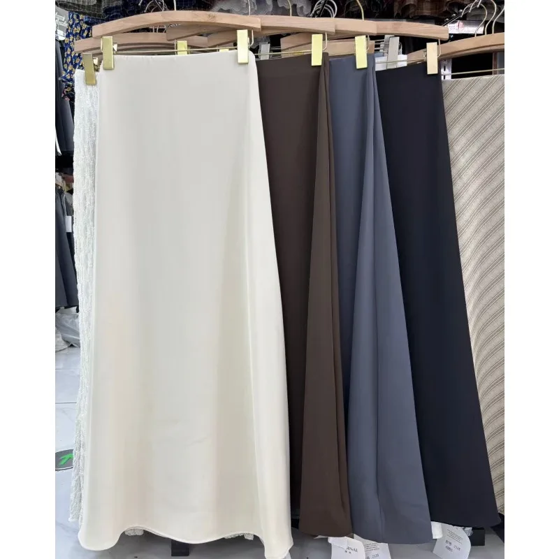 France Elegant Vintage Summer Willshela Satin Skirt Women High Waist Fashion Office 2026 Sweet Slim Fit Female Design Long Skirt
France Elegant Vintage Summer Willshela Satin Skirt Women High Waist Fashion Office 2026 Sweet Slim Fit Female Design Long Skirt