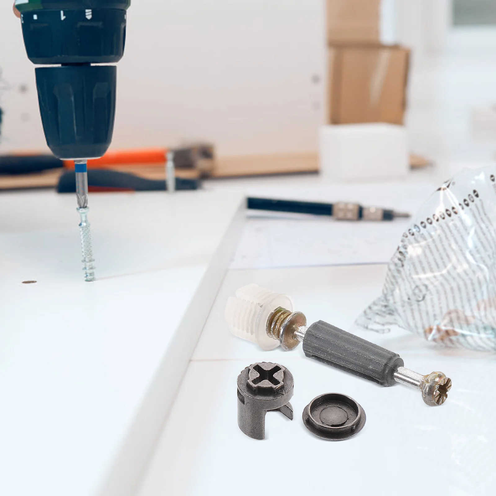 100 set Quick Install Connection Rod Furniture Connector Kit Two-In-One Design Compact Lightweight Cam Lock Fittings For Cabinet
100 set Quick Install Connection Rod Furniture Connector Kit Two-In-One Design Compact Lightweight Cam Lock Fittings For Cabinet