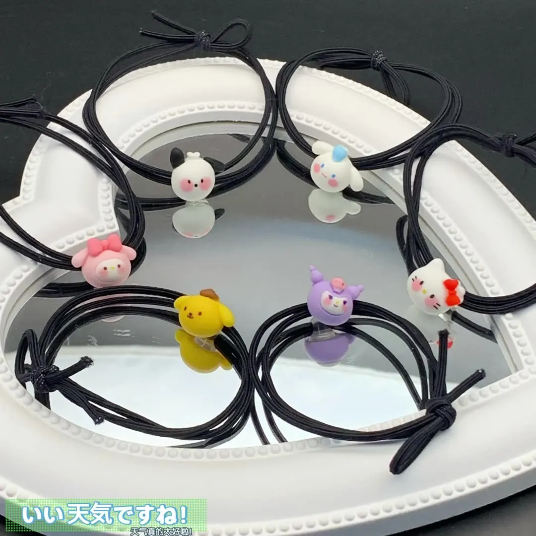 Sanrio Hello Kitty Hair Tie KuromiMy melody Cinnamoroll High Elasticity HairAccessories Wholesale Gifts for Best Friends
Sanrio Hello Kitty Hair Tie KuromiMy melody Cinnamoroll High Elasticity HairAccessories Wholesale Gifts for Best Friends