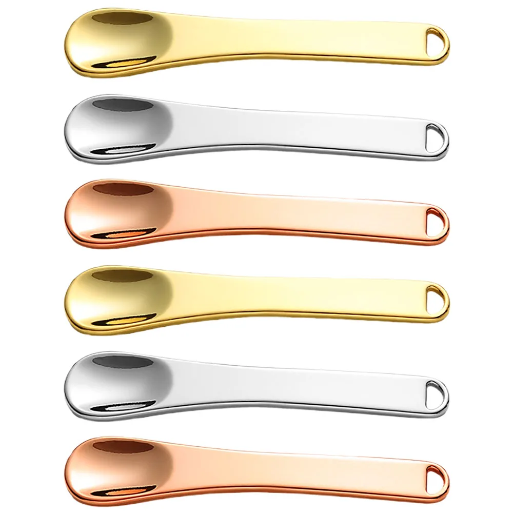 6pcs Metal Cream Spoon Zinc Alloy Skin Care Spoon Facial Mask Spatula Golden Silver Rose Gold Color Skincare Tool
6pcs Metal Cream Spoon Zinc Alloy Skin Care Spoon Facial Mask Spatula Golden Silver Rose Gold Color Skincare Tool