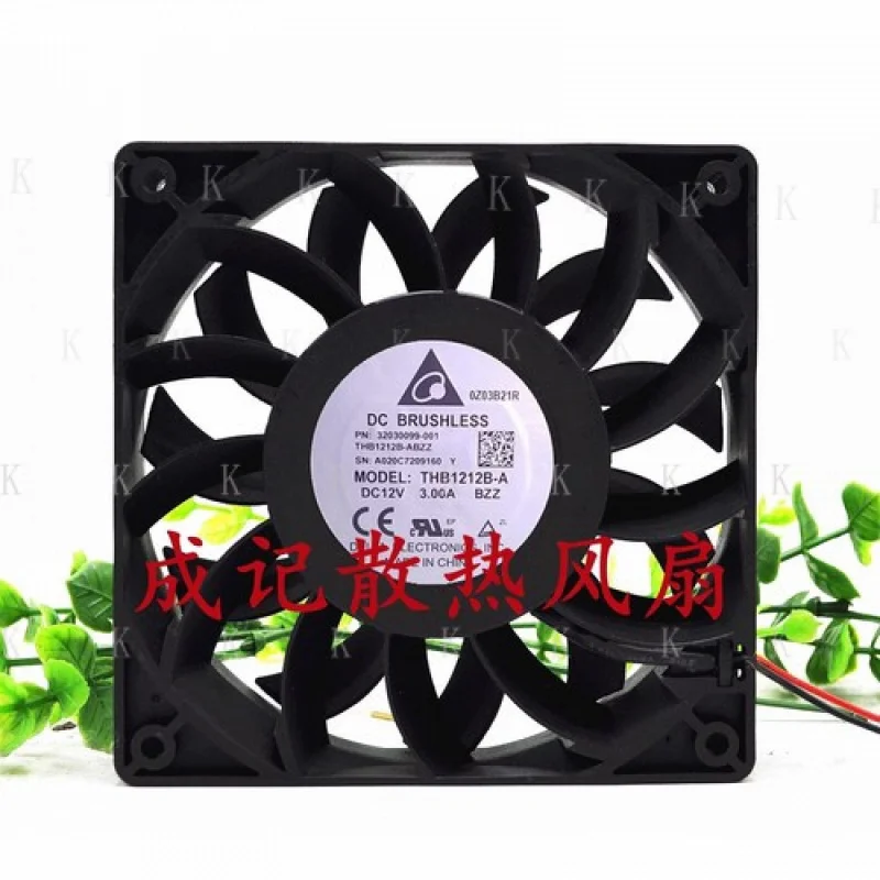 C for Delta THB1212B-A 12025 DC12V 3.00A 2-Wire PWM Temperature Control Cooling Fan
C for Delta THB1212B-A 12025 DC12V 3.00A 2-Wire PWM Temperature Control Cooling Fan