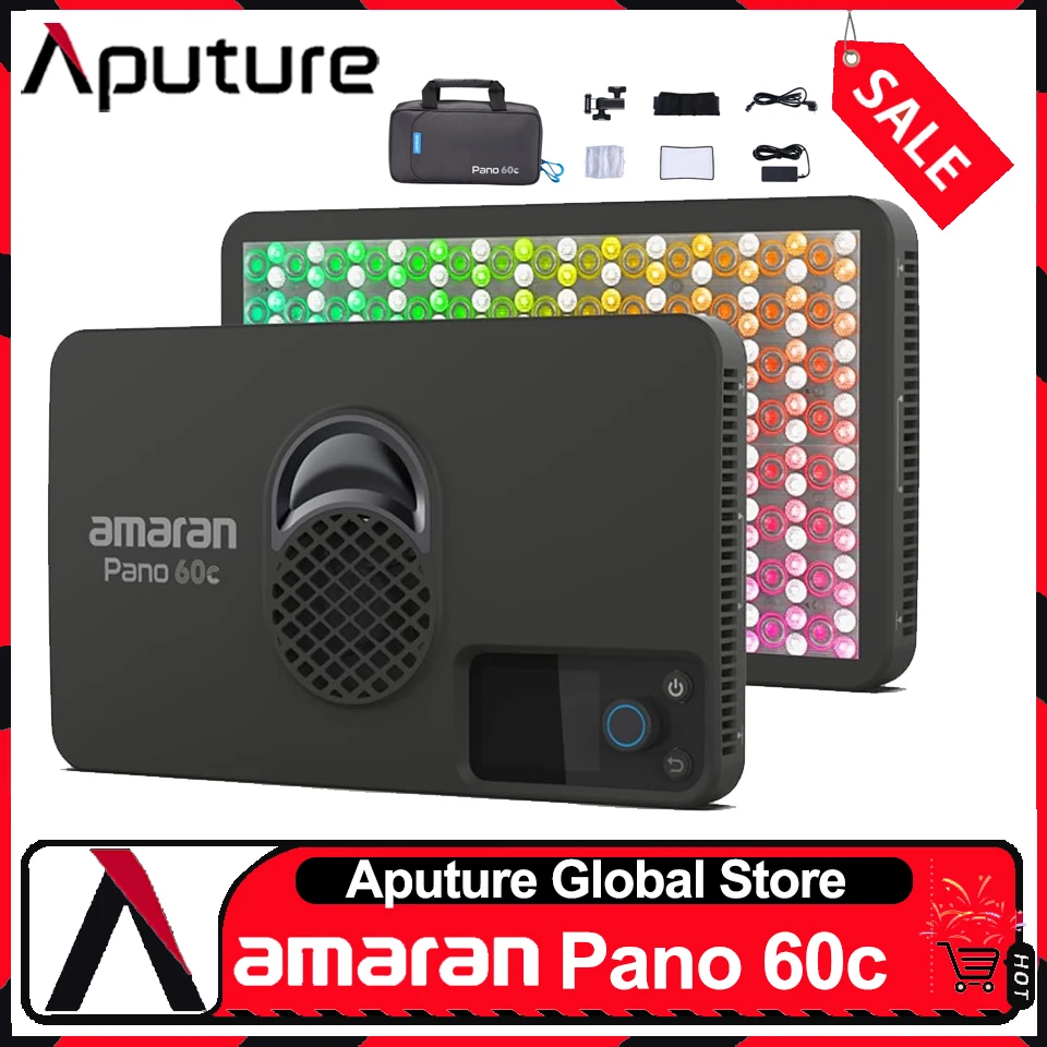 Amaran Pano 60c RGB светодиодная панель видеолампа полноцветная заполняющая лампа для фотосъемки и записи интервью
Amaran Pano 60c RGB светодиодная панель видеолампа полноцветная заполняющая лампа для фотосъемки и записи интервью